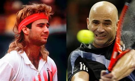 Andre Agassi put a lot of effort into concealing his hair loss and said ...