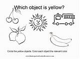Free Color Yellow Coloring Pages Download  sketch template