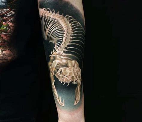 Skeleton of the dragon tattoo by Vid Blanco | Post 22100