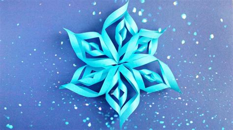 Modular 3d origami snowflake tutorial easy instructions. New year ...