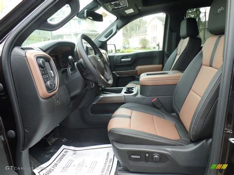 Jet Black/Umber Interior 2019 Chevrolet Silverado 1500 High Country Crew Cab 4WD Photo ...