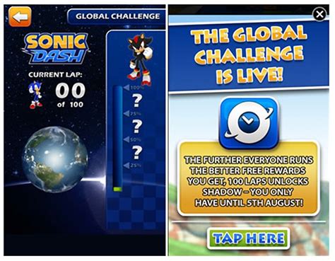 Sonic Dash Begins Global Challenge To Unlock Shadow The Hedgehog As ...