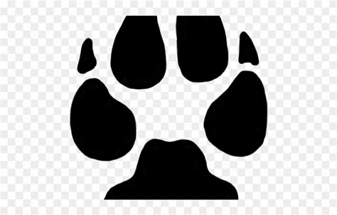 Footprint Clipart Cheetah - Transparent Dog Paw Print - Png Download (#313653) - PinClipart