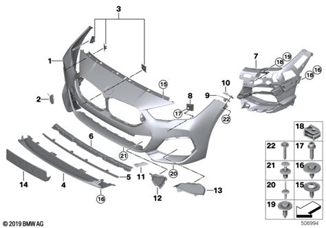 51118075509 Genuine BMW MOUNT, BUMPER | BMW Parts Deal