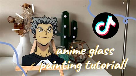 Anime Glass Frame Painting Ideas Tiktok