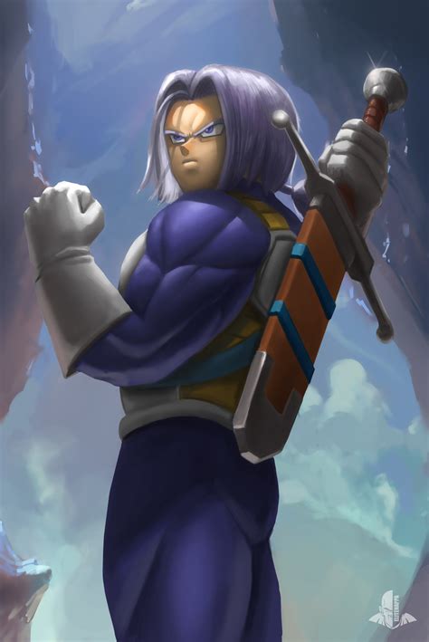 Future Trunks Long Hair Sword