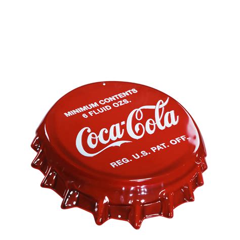 Coca cola bottle cap metal sign – Artofit