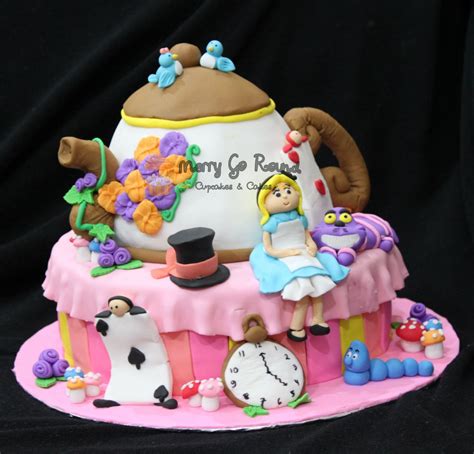 Merry Go Round - Cupcakes & Cakes: Birthday Cake - Alice in Wonderland Theme