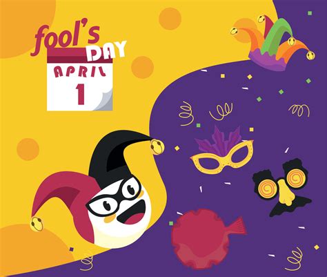 april fools day card 10528039 Vector Art at Vecteezy