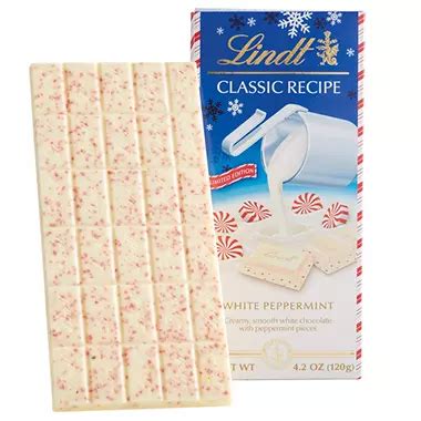 Lindt Classic Recipe White Chocolate Peppermint Bar (12 ct.) - Sam's Club