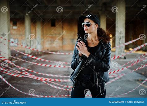 FBI female agent stock photo. Image of revolver, military - 235285902