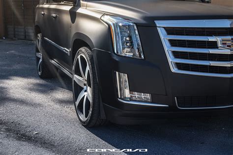 Cadillac Escalade on CW-6 Matte Black Machined Face - a photo on Flickriver