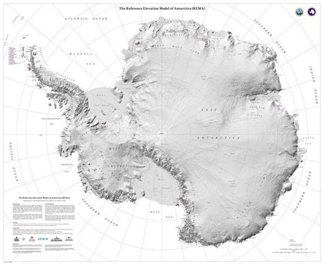 New terrain map of Antarctica accurately depicts continent in stunning detail