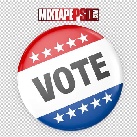 HD Vote Button PNG - Graphic Design | MIXTAPEPSDS.COM