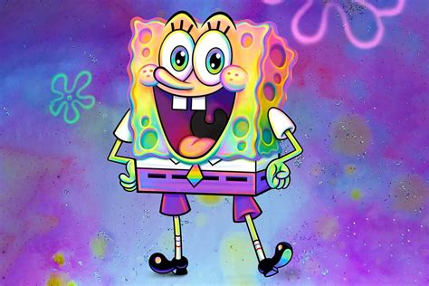 Download Smiling Aesthetic Spongebob SquarePants Wallpaper | Wallpapers.com