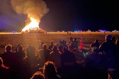 Burning Man 2023 ends with fire and complete silence