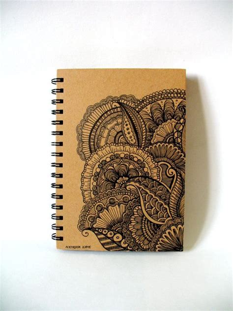 Journal Sketchbook Notebook Hand Illustrated Doodle Ink | Sketchbook cover ideas, Sketch book ...