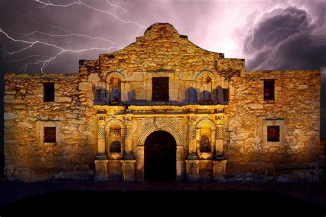 The Alamo During A Storm Photograph by Steve Snyder - Pixels