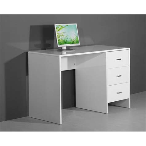 Sphere White High Gloss Computer / Laptop / Work Desk Computer Desk ...