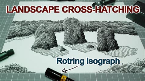 Satisfying Landscape Cross-Hatching - YouTube