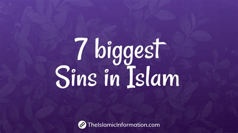 These are the 7 Biggest Sins in Islam As Mentioned in Quran