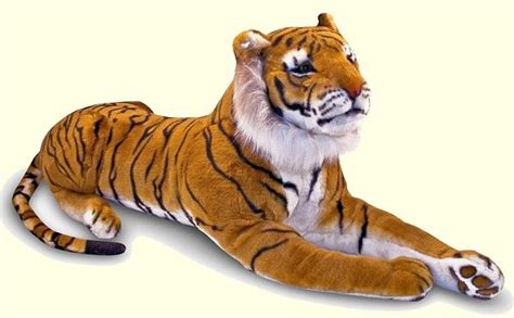 Big Plush Bengal Tiger Stuffed Animal | Tiger stuffed animal, Cat soft toy, Tiger kids