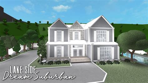 Bloxburg | Lake Side Dream Suburban - YouTube bloxburg suburban lake side dream houses-… in 2020 ...