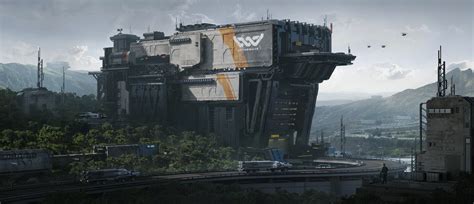 Futuristic Military Fortress