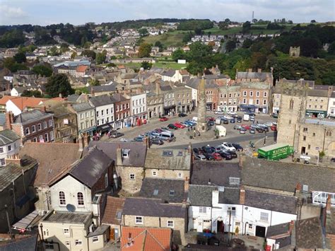 Town of Richmond, North Yorkshire from the Castle Keep | Richmond yorkshire, North yorkshire ...