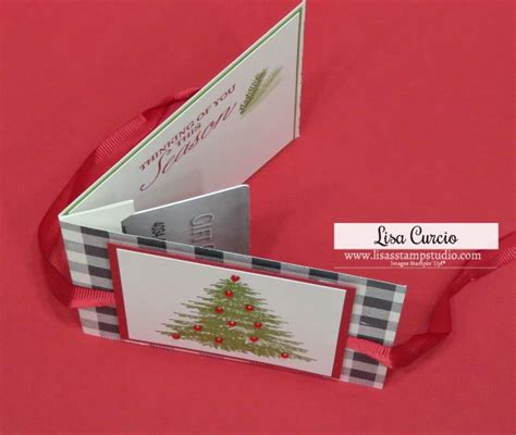 New Pop Up Gift Card Holder | Winter Woods - Lisa's Stamp Studio