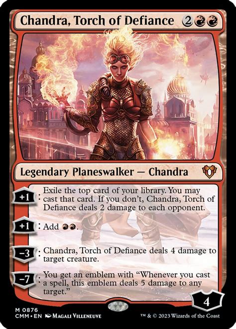 Chandra, Torch of Defiance · Commander Masters (CMM) #876 · Scryfall Magic The Gathering Search