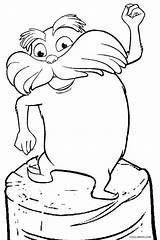 Lorax Coloring Pages Printable  Templates sketch template