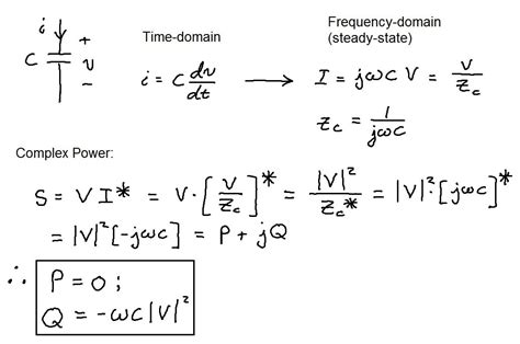 Calculation of Reactive Power of a Capacitor - Electrical Concepts