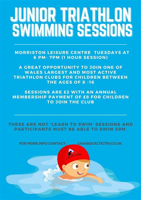 New Junior Swimming Sessions @ Morriston LC - Celtic Tri