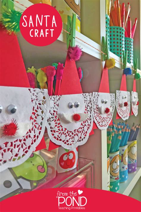 Easy Santa Craft for Kids | From the Pond