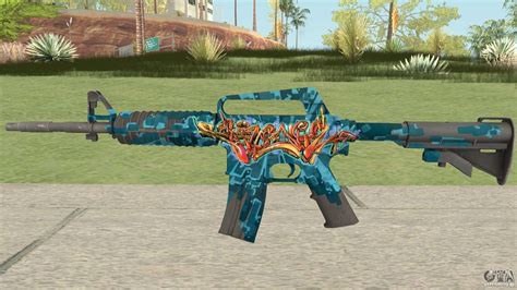 CS:GO M4A1 (Silence Skin) для GTA San Andreas