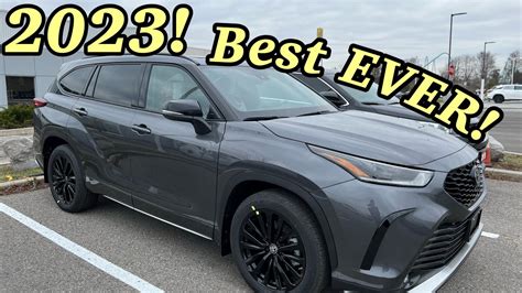 FIRST LOOK! 2023 Toyota Highlander XSE review! - YouTube