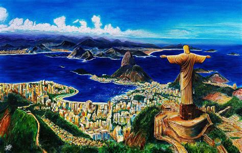 Christ the Redeemer, Rio Painting by Lance Amici - Pixels