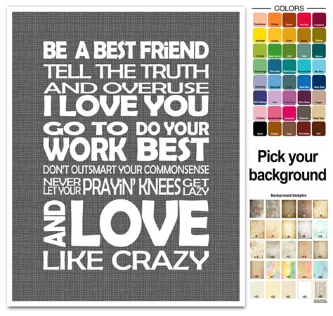 Love Like Crazy Song Lyrics Print Lee Brice Typography - Etsy