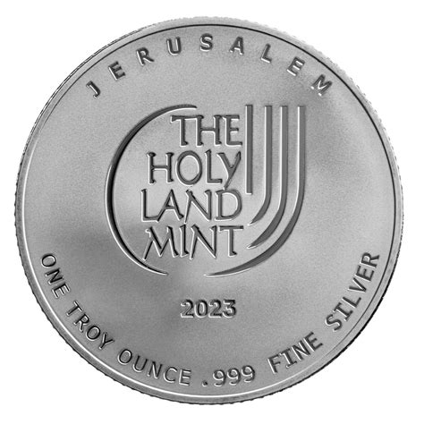 1 oz Silver Bullion - Dove of Peace Israel 75th Anniversary Edition 2023