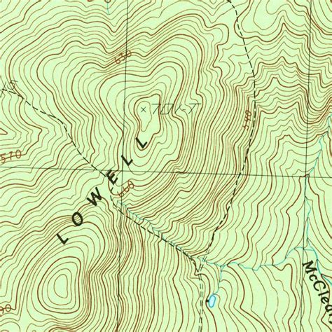 Lowell, VT (1986, 24000-Scale) Map by United States Geological Survey ...