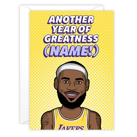 Lebron Birthday Card - HollerPop