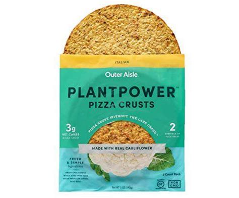 a bag of plant power pizza crusts