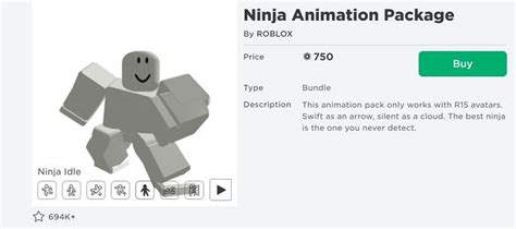 5 most favorited Avatar Animation Bundles on the Roblox Avatar Shop