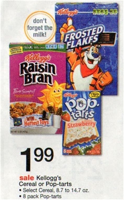 New Kellogg's Cereal Coupons + Walgreens Scenario