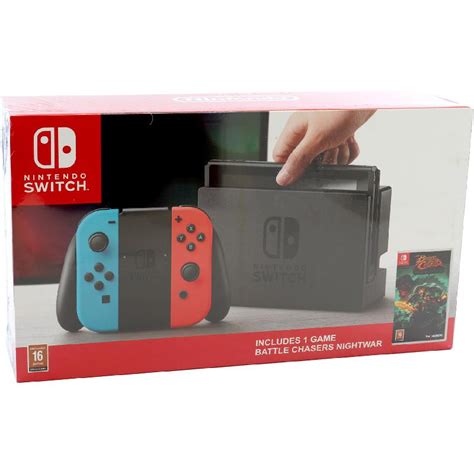 Nintendo Switch Joy-Con (Black) 32 GB Bundle with Battle Chaser: Nightwar Black - Jarir ...