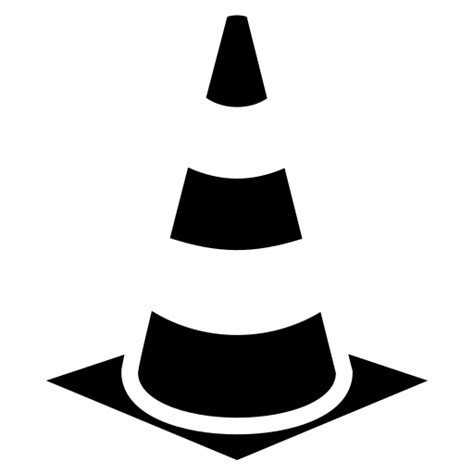 Traffic cone icon, SVG and PNG | Game-icons.net