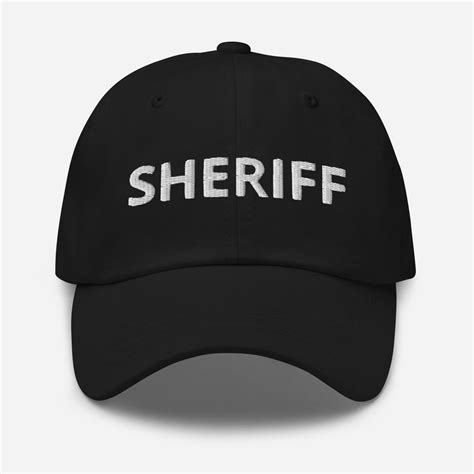 Sheriff Embroidered Hat Sheriff Baseball Cap Police Law Enforcement Hat ...