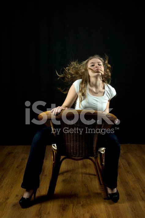 Young Woman Is Tossing Her Hair Stock Photo | Royalty-Free | FreeImages