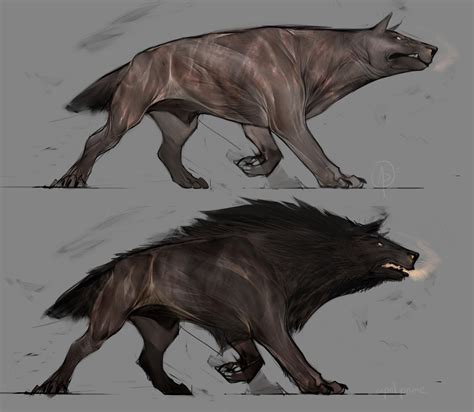 ArtStation - Warg Concept , April Prime